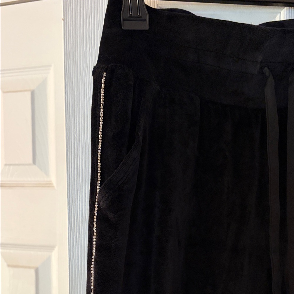 Victoria's Secret Rhinestone Velour Joggers - Picture 4 of 8